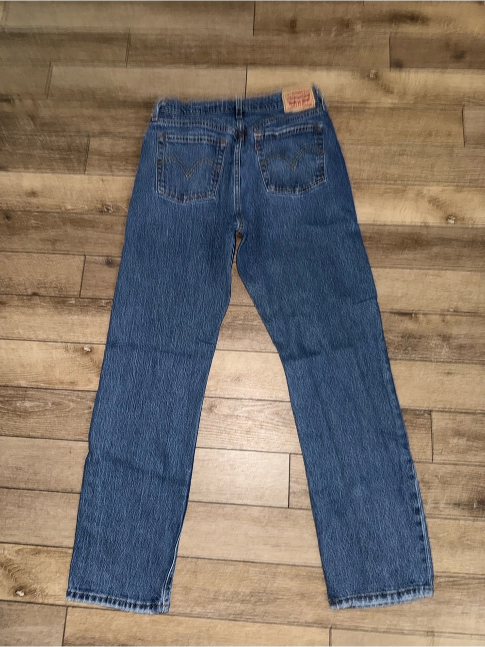 UEC Levi's 501 Classic Wash Blue Straight-Leg Buttonfly Denim Jeans SZ 29x30